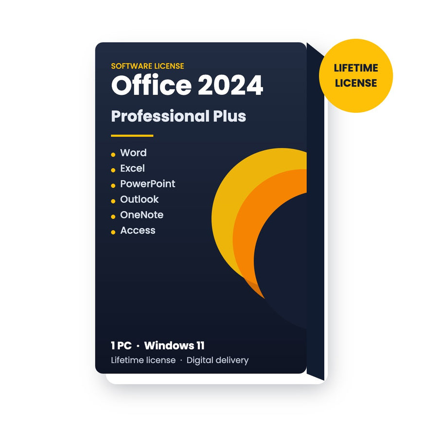 Office 2024 Professional Plus license for Windows 11, 1 PC