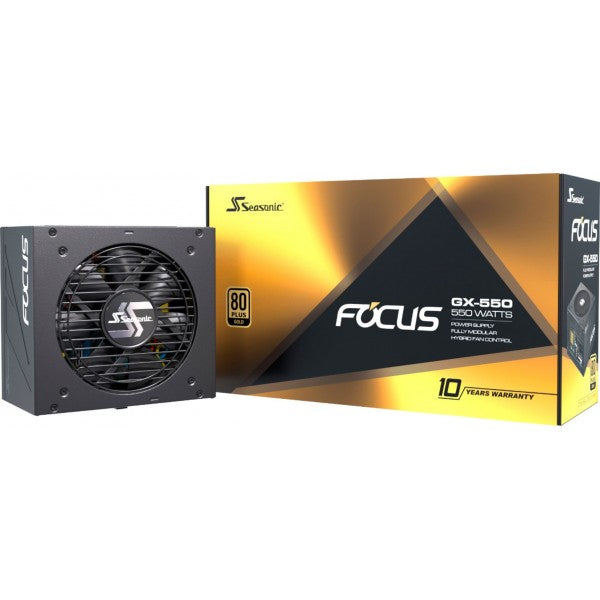 Seasonic - FOCUS GX-550, 550W 80+ Gold PSU